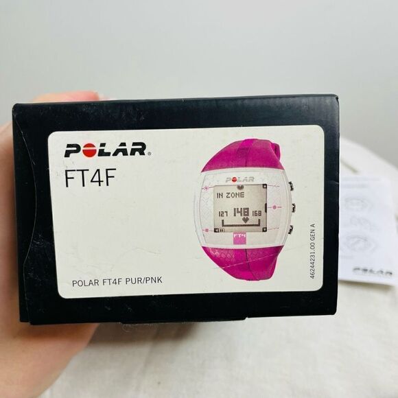 Polar FT4 Pink Fitness Heart Rate Watch Sensor Monitor Size Medium - 2XL - Picture 3 of 9